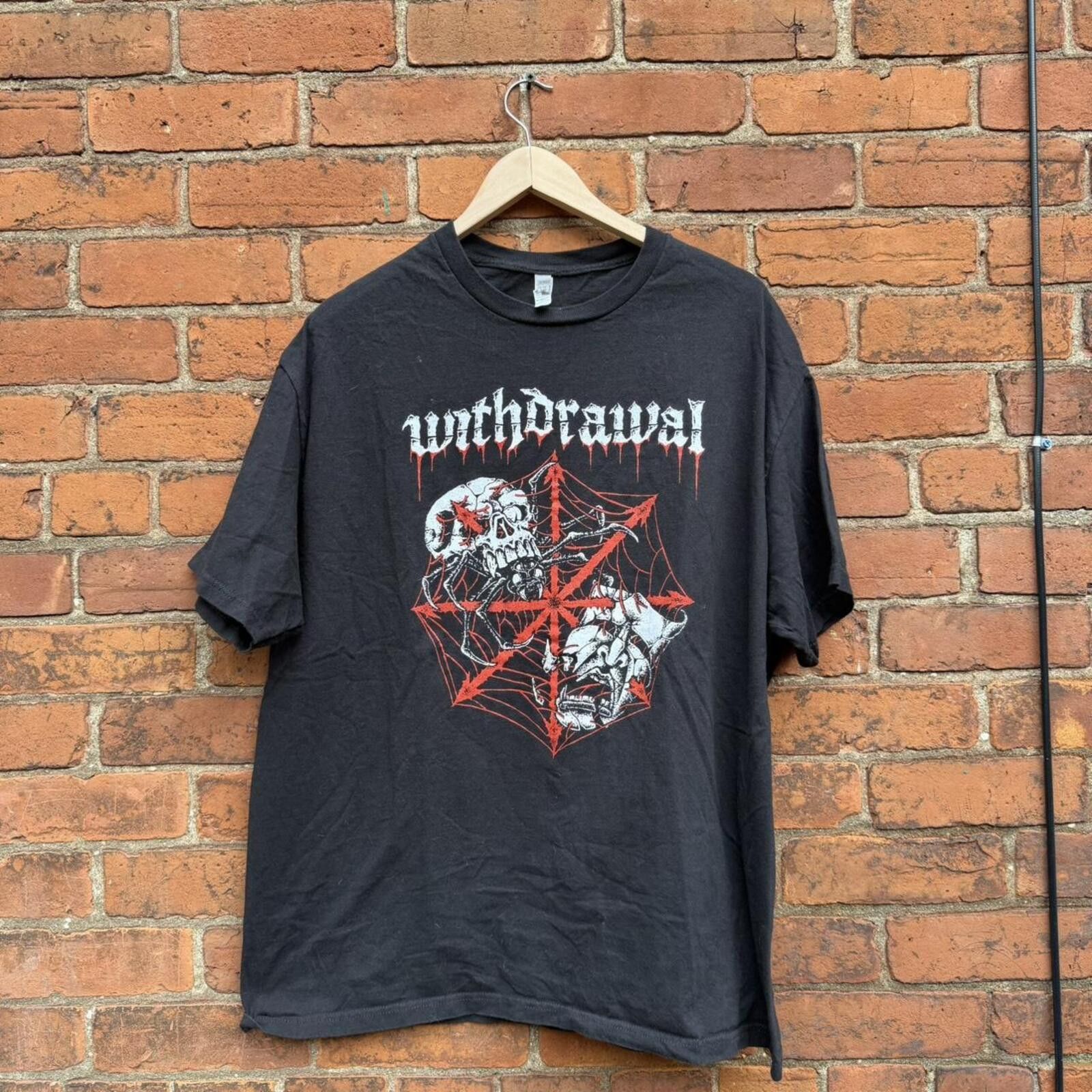 Gildan withdrawal t shirt metal hardcore band tees Size US XL / EU 56 / 4 - 2 Thumbnail