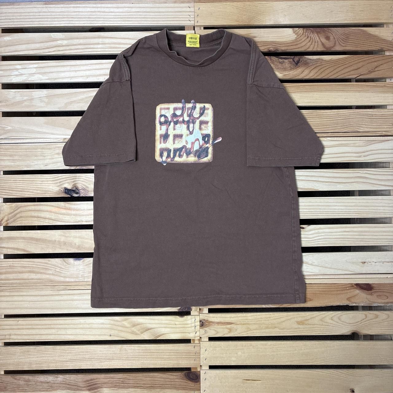 Golf Wang Golf Wang Waffle Brown Tyler the Creator Rap Tee Size Small Size US S / EU 44-46 / 1 - 1 Thumbnail