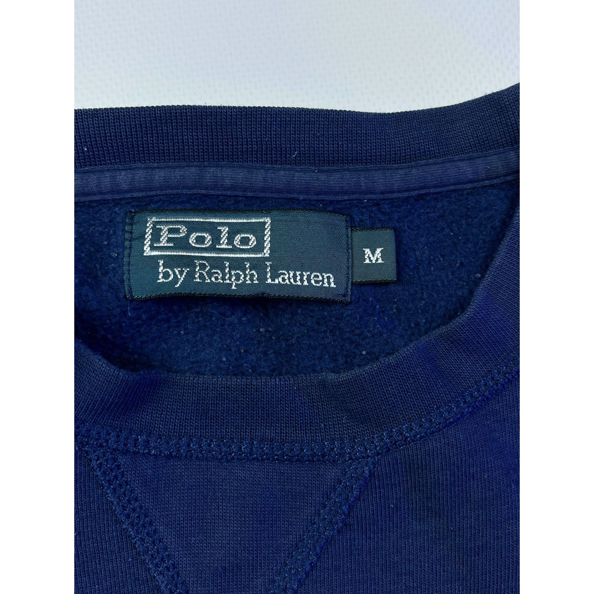 Ralph Lauren × Vintage Polo Ralph Lauren Navy Blue Crewneck Sweatshirt Size US M / EU 48-50 / 2 - 4 Thumbnail