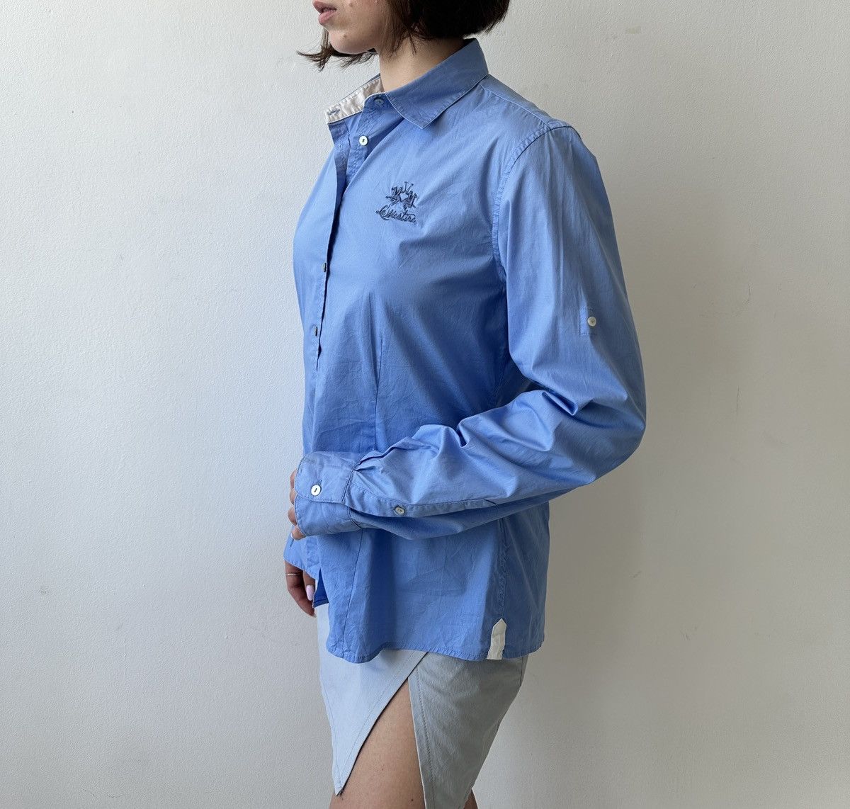 La Martina La Martina Argentina Blue Long Sleeve Button Down Shirt Size L / US 10 / IT 46 - 1 Thumbnail