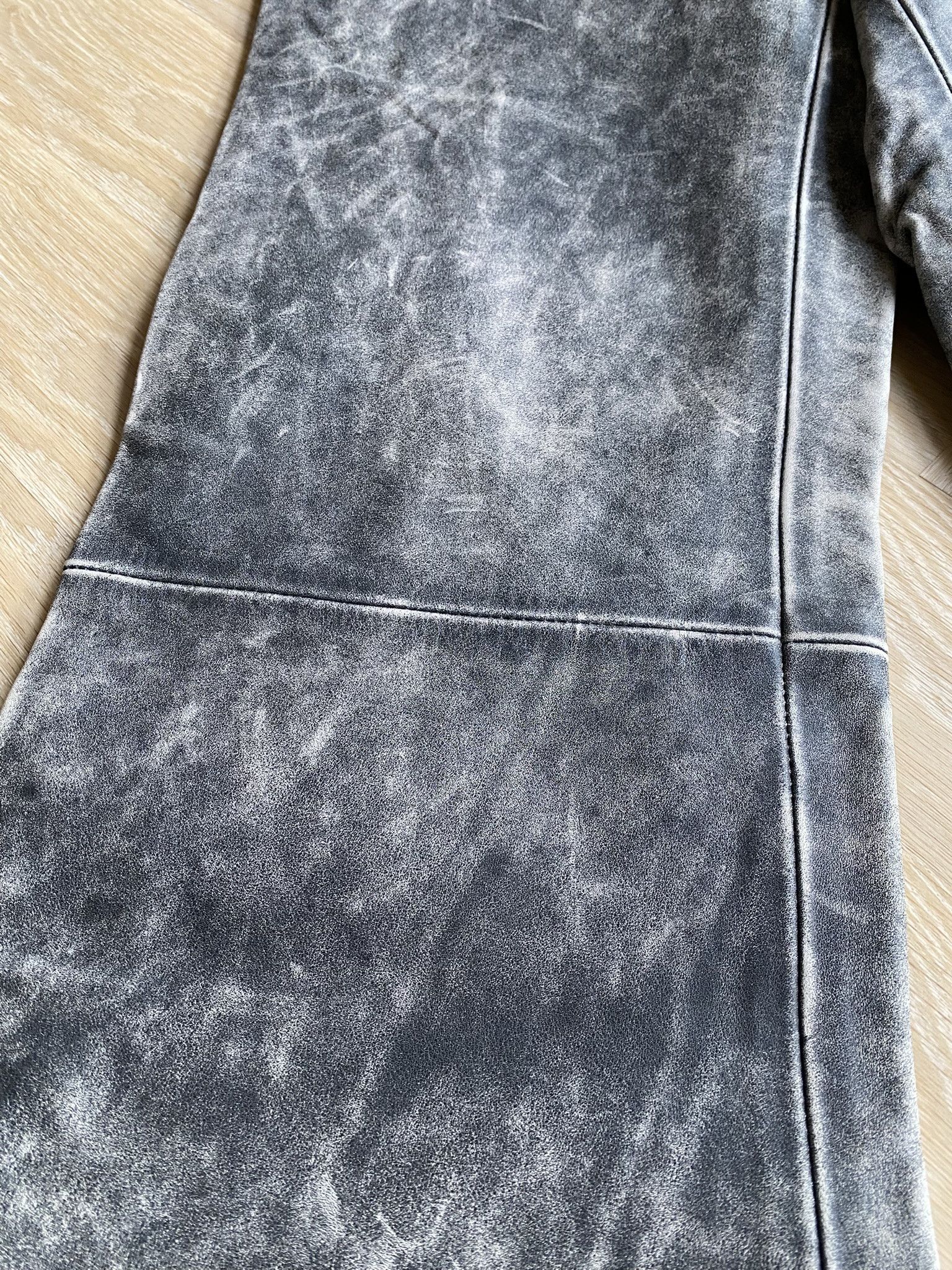 Martin Asbjorn $1035 - Distressed Leather - Flared Trousers Size US 30 / EU 46 - 17 Thumbnail