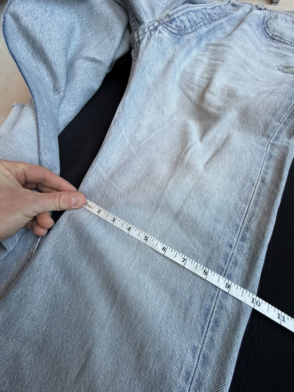 Celine $1.3k SS25 Celine knee rip Wesley jeans breezy point Hedi 30 Size US 30 / EU 46 - 9 Thumbnail