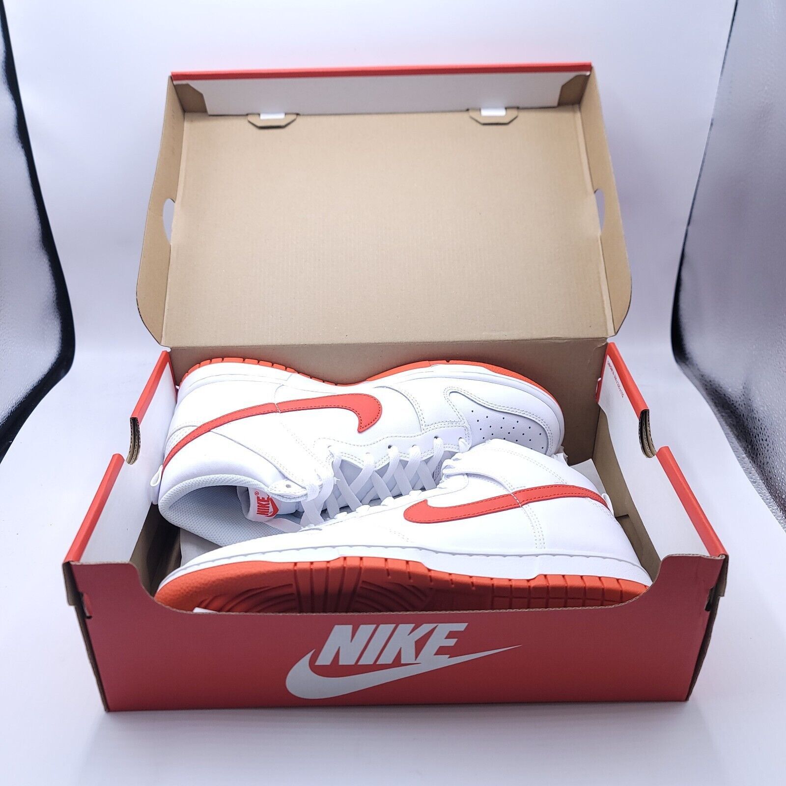 Nike Nike Dunk HI Retro Shoe Mens Size 9.5 DV0828-100 Picante Red Size US 9.5 / EU 42-43 - 11 Thumbnail
