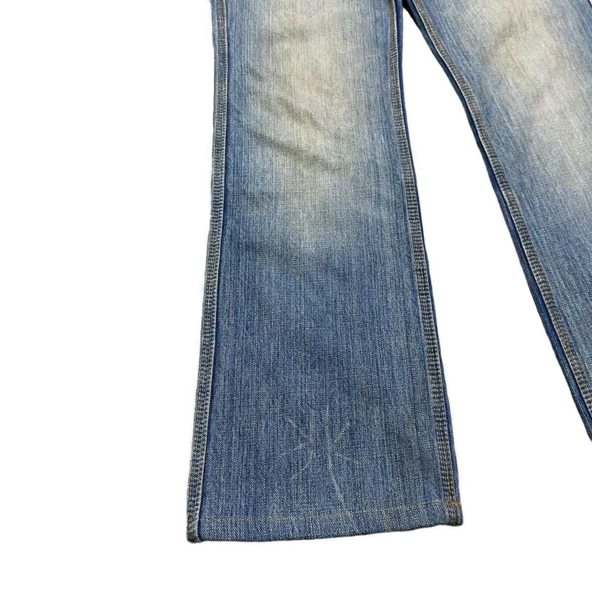 Nicole Club NCFM Denim Twin Flap Snake Patern Flare Jeans Size US 28 / EU 44 - 8 Thumbnail