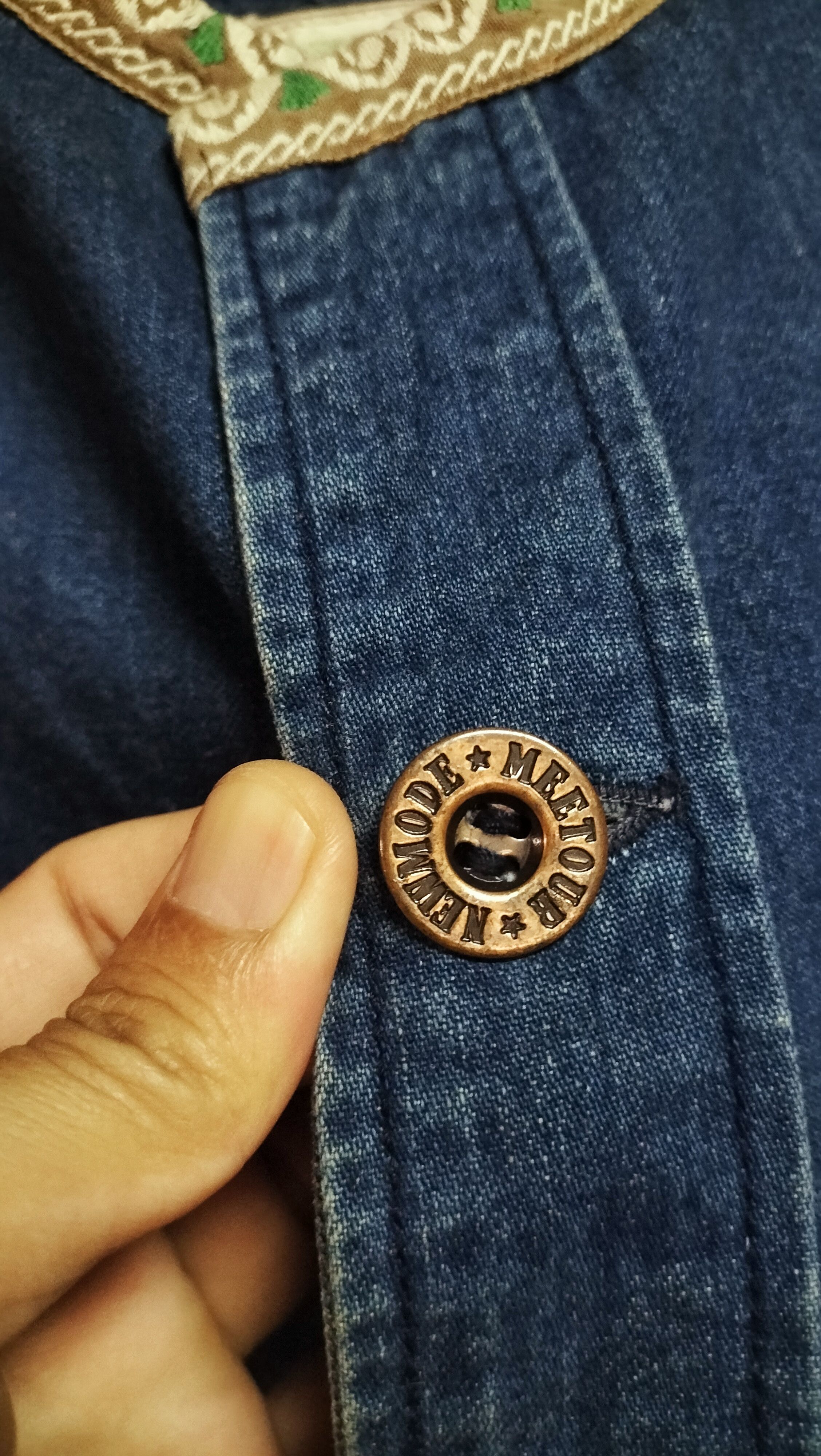 Japanese Brand 80s Moduc Denim Selvedge Native Arts Japanese Brand Size M / US 6-8 / IT 42-44 - 6 Thumbnail