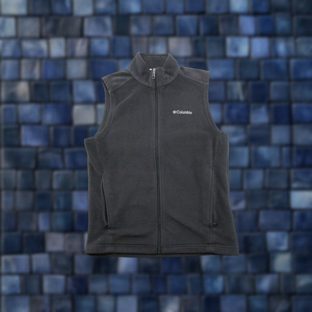 Vintage Columbia Mens Vest Full Zip Fleece Black SZ S Lightweight Outdoor Hiking Casual Travel Size US S / EU 44-46 / 1 - 1 Thumbnail