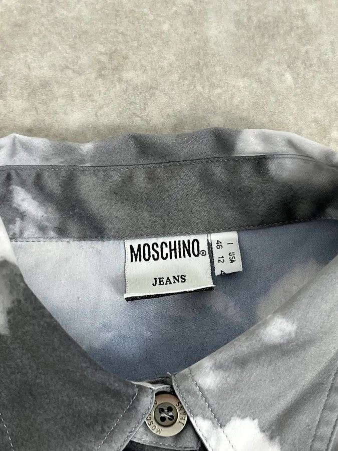 Moschino Moschino Cloud Grey Shirt Size US S / EU 44-46 / 1 - 11 Thumbnail