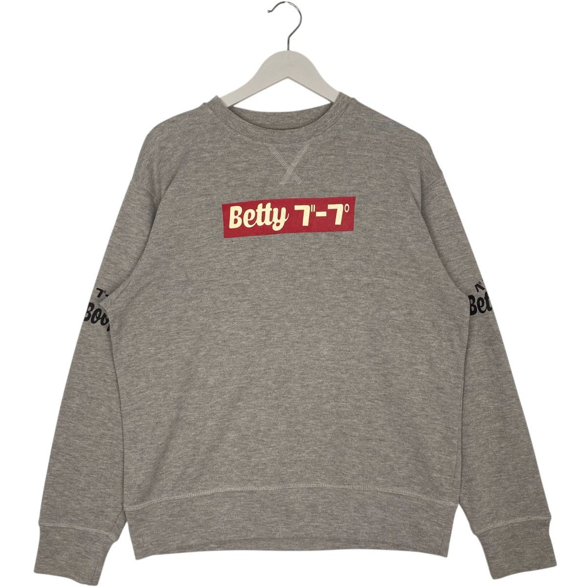 Vintage Vintage Betty Boop Sweatshirt Crewneck Light Grey Size M Size M / US 6-8 / IT 42-44 - 1 Thumbnail