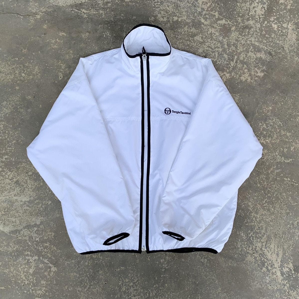 Sergio Tacchini × Vintage Vintage 90s Sergio Tacchini Light Jacket Size US M / EU 48-50 / 2 - 2 Thumbnail