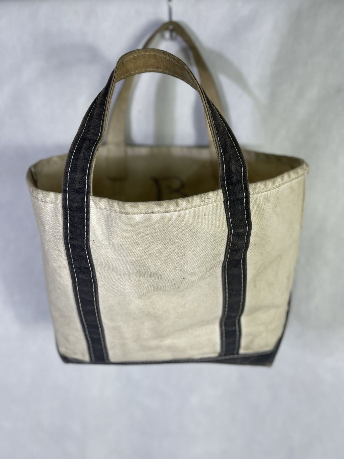 L.L. Bean Vintage 80s LL Bean Tote Bag Embroidery Medium Size ONE SIZE - 3 Thumbnail