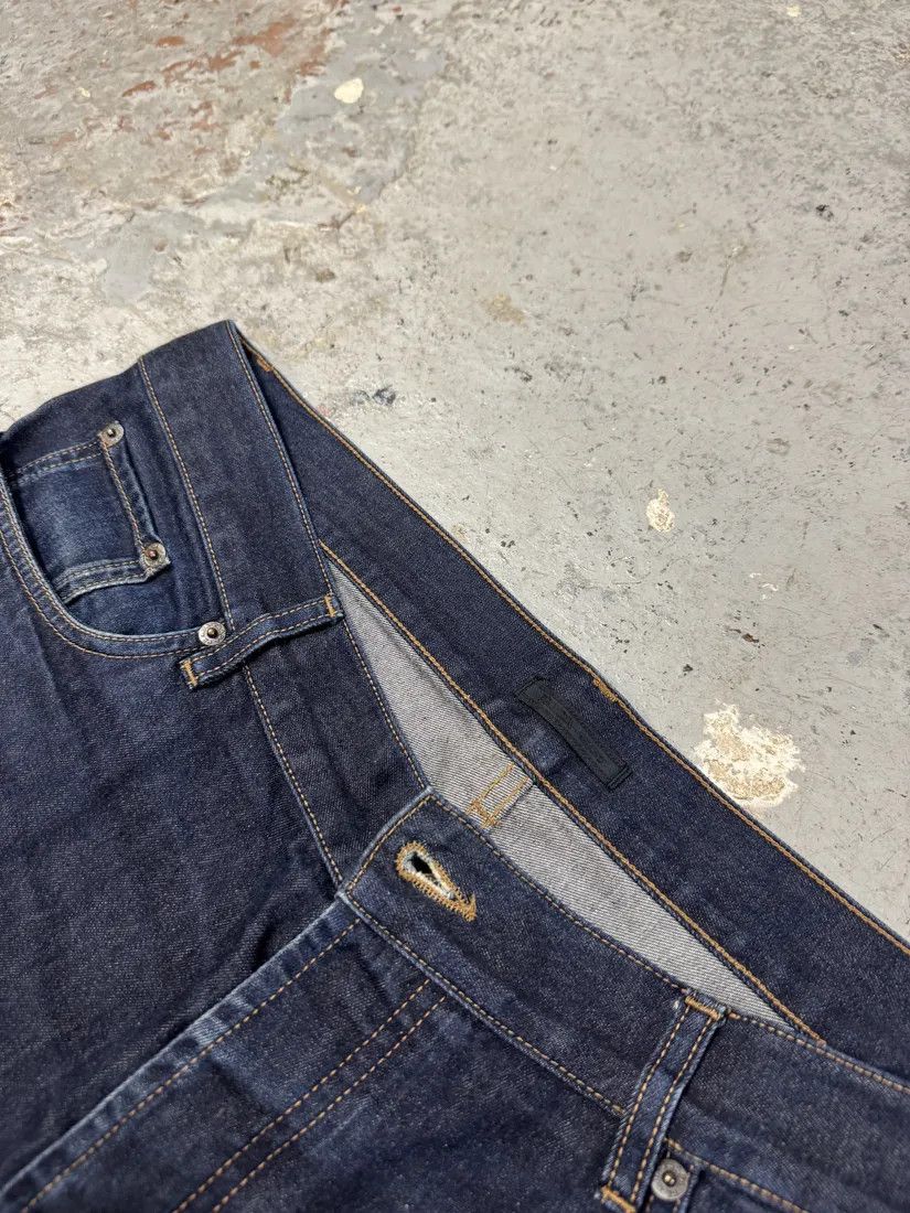 Designer × Prada × Vintage 2000s Prada Brut Navy Denim Jeans Size US 34 / EU 50 - 10 Thumbnail