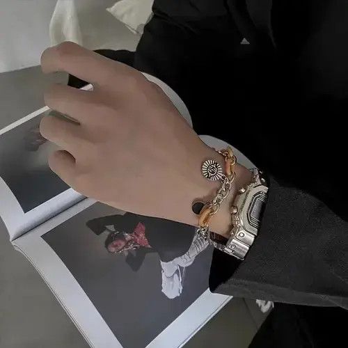 VIBE 💥Vintage patchwork pendant bracelet Size 埬1 Size 28 - 4 Thumbnail