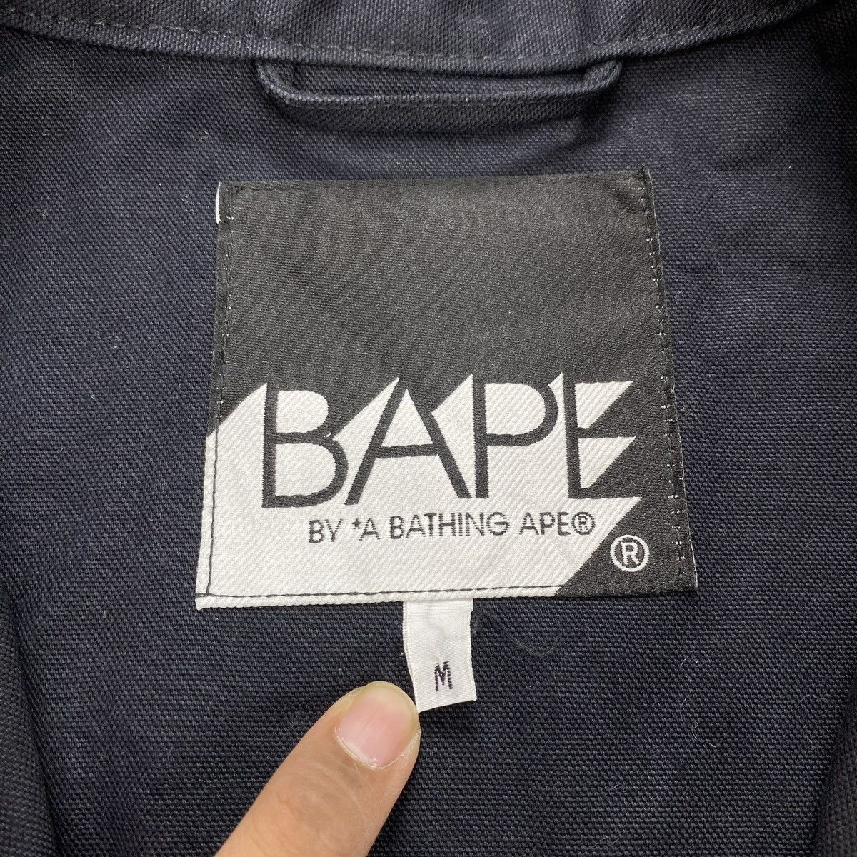 Bape 2000s A Bathing Ape Bape Chore Denim Jacket Size US M / EU 48-50 / 2 - 9 Thumbnail