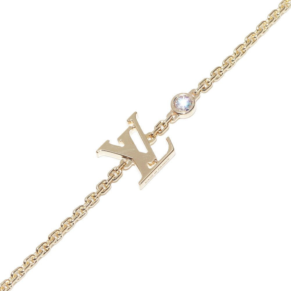 Louis Vuitton Louis Vuitton Louis Vuitton Idylle Blossom Au750 Diamond Bracelet Leather Bracelet Q95561 DUTY FREE for USA Size ONE SIZE - 1 Thumbnail