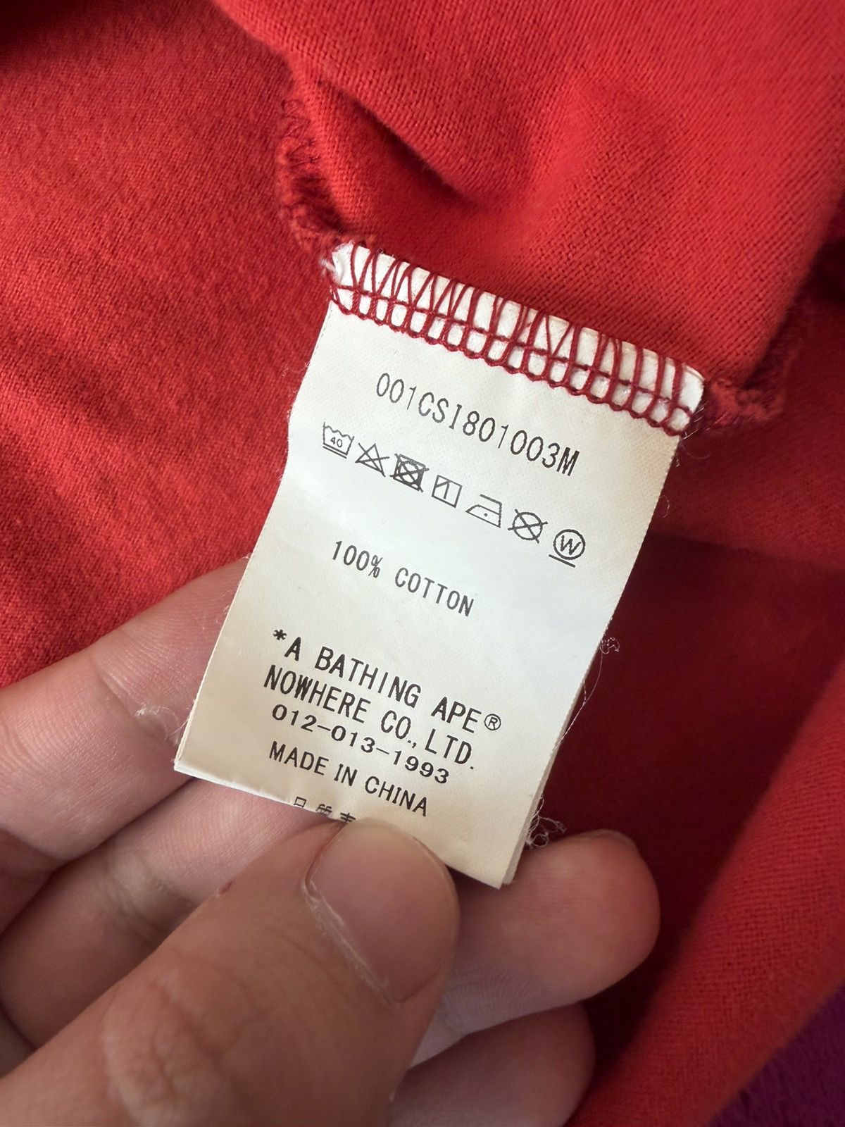 Bape Bape Red Camo T-Shirt Size US XXL / EU 58 / 5 - 4 Thumbnail