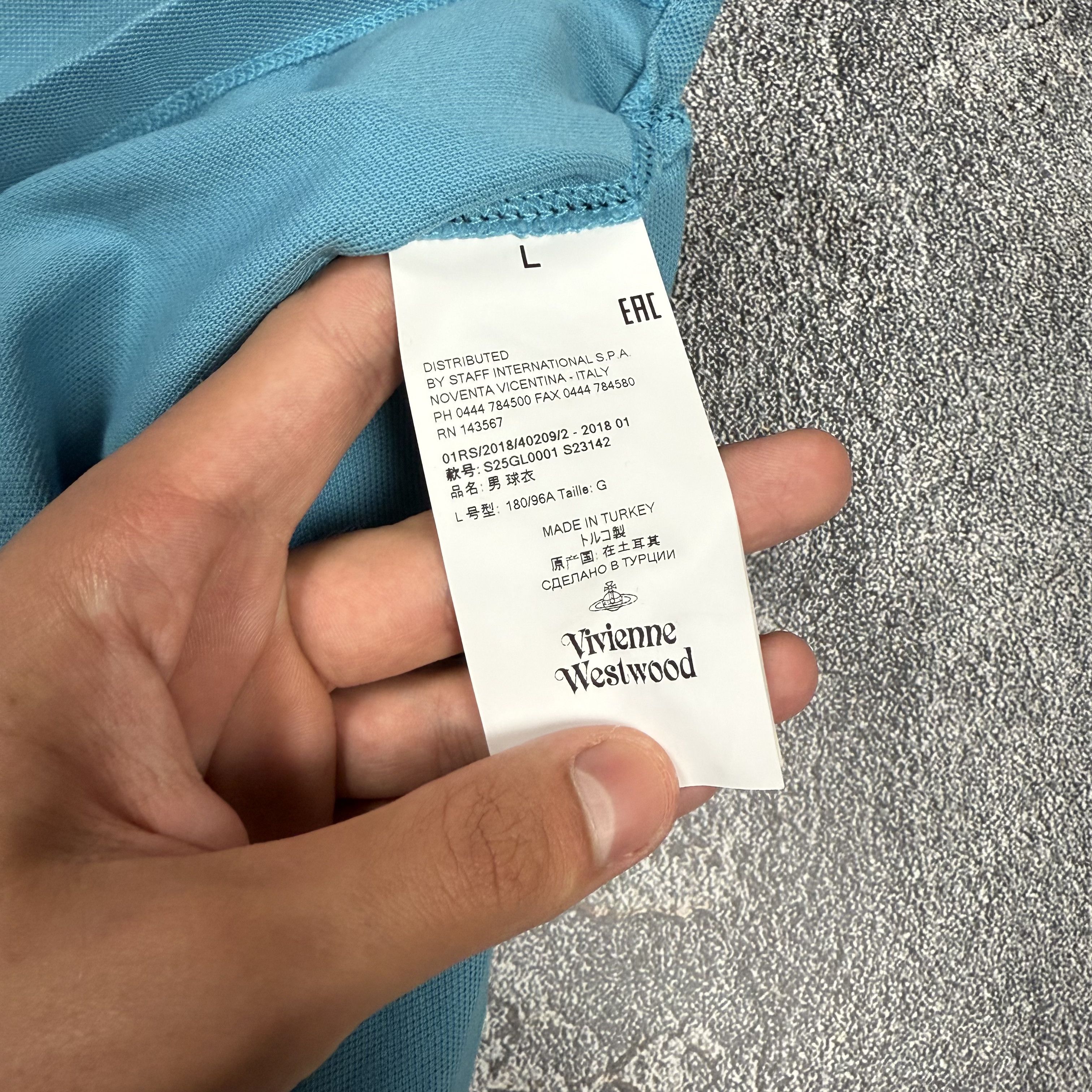 Vivienne Westwood Vivienne Westwood Blue Polo Size US L / EU 52-54 / 3 - 8 Thumbnail