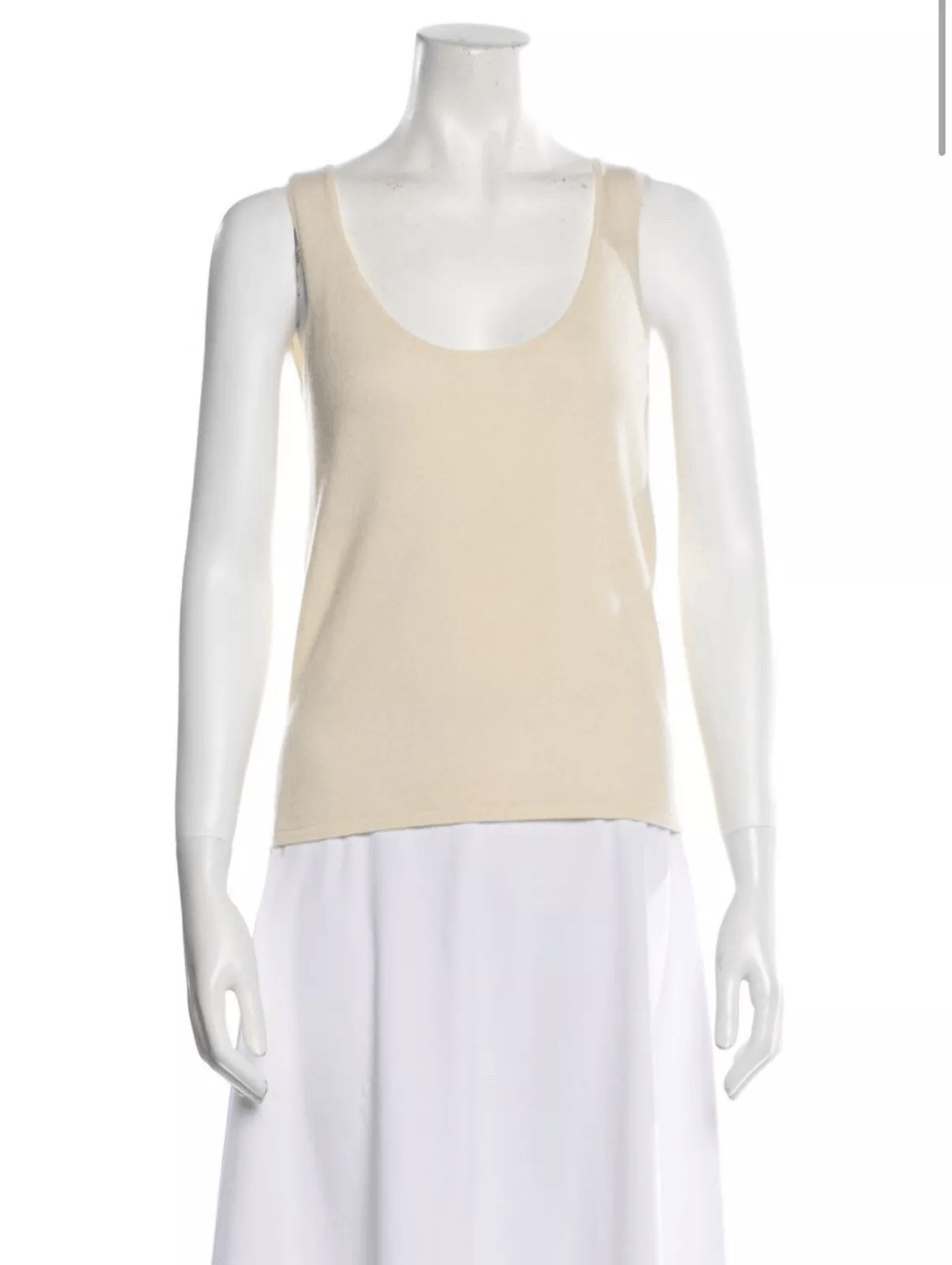 Chanel Chanel Cashmere Tank Top Vintage 2003 Top Size L US10 FR42 Size M / US 6-8 / IT 42-44 - 10 Thumbnail