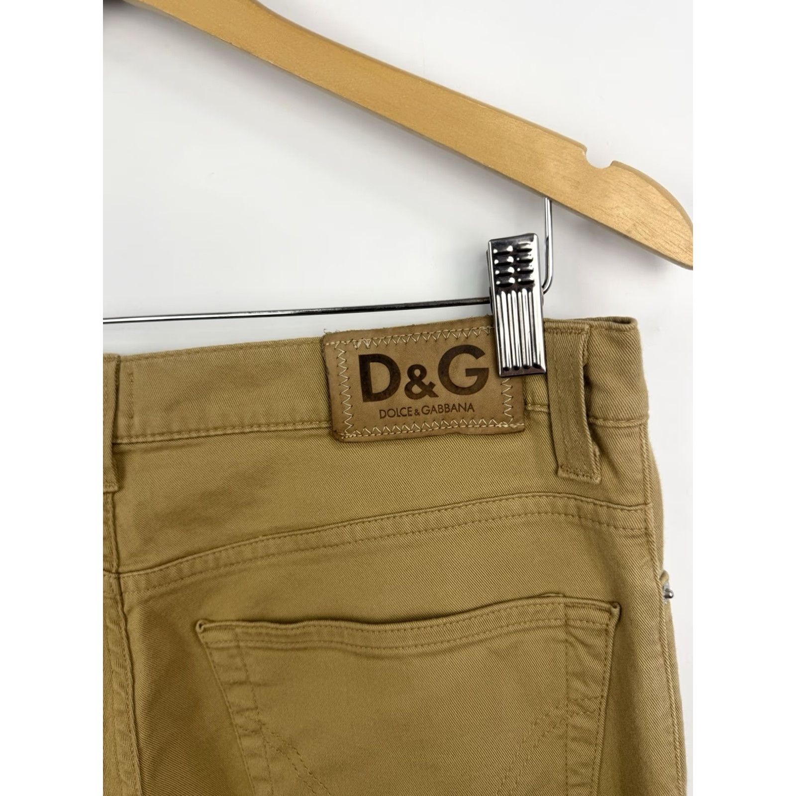 Dolce & Gabbana VINTAGE 90s Dolce&Gabbana Brown Pants Men's Regular 34 Inseam 33.46 in Brown 90s Mens Pants Classic Made in Italy Size US 34 / EU 50 - 6 Thumbnail
