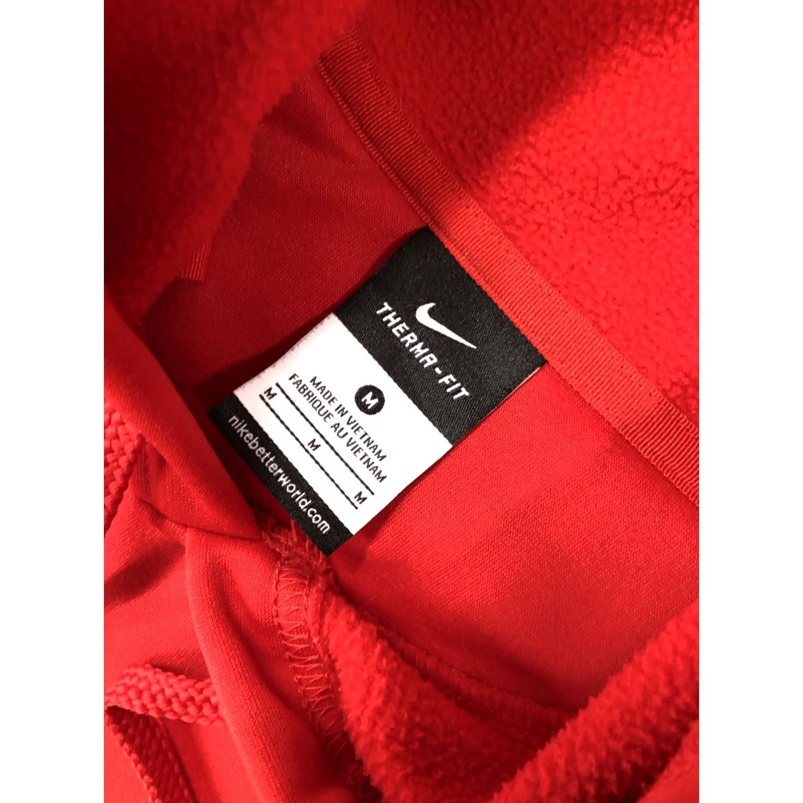 Nike VINTAGE Nike Therma Fit Center Pocket Swoosh Pullover Hoodie Men Red M inches Travis Scott Vibe? Size US M / EU 48-50 / 2 - 5 Thumbnail