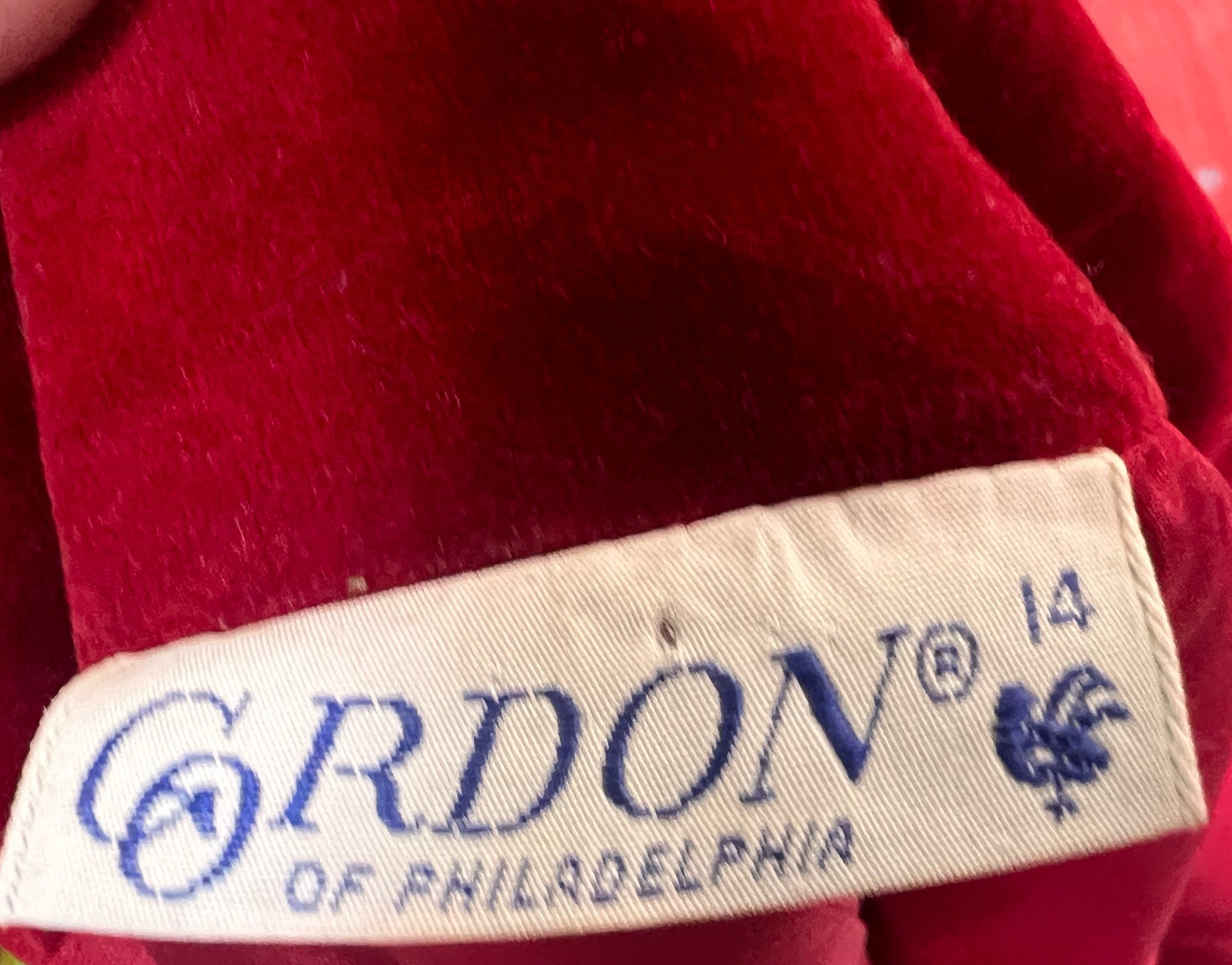 Vintage Vintage 1970s burgundy velvet blazer Size L / US 10 / IT 46 - 3 Thumbnail