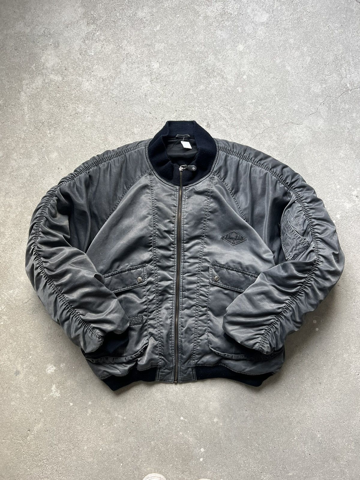 20471120 × Vintage 00s Vintage Balenciaga Style Bomber Size US XL / EU 56 / 4 - 1 Thumbnail