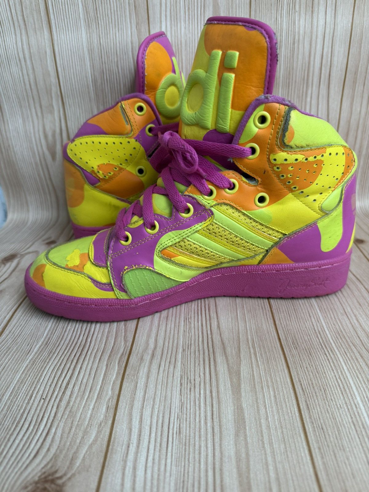 Adidas × Jeremy Scott Neo camo instinct sneakers Size US 7.5 / EU 40-41 - 10 Thumbnail