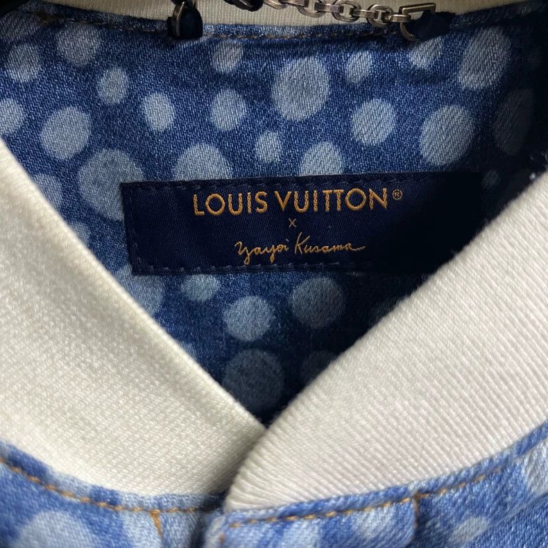 Louis Vuitton Louis Vuitton Polka-dot logo monogram printed short sleeve Size US XL / EU 56 / 4 - 2 Thumbnail