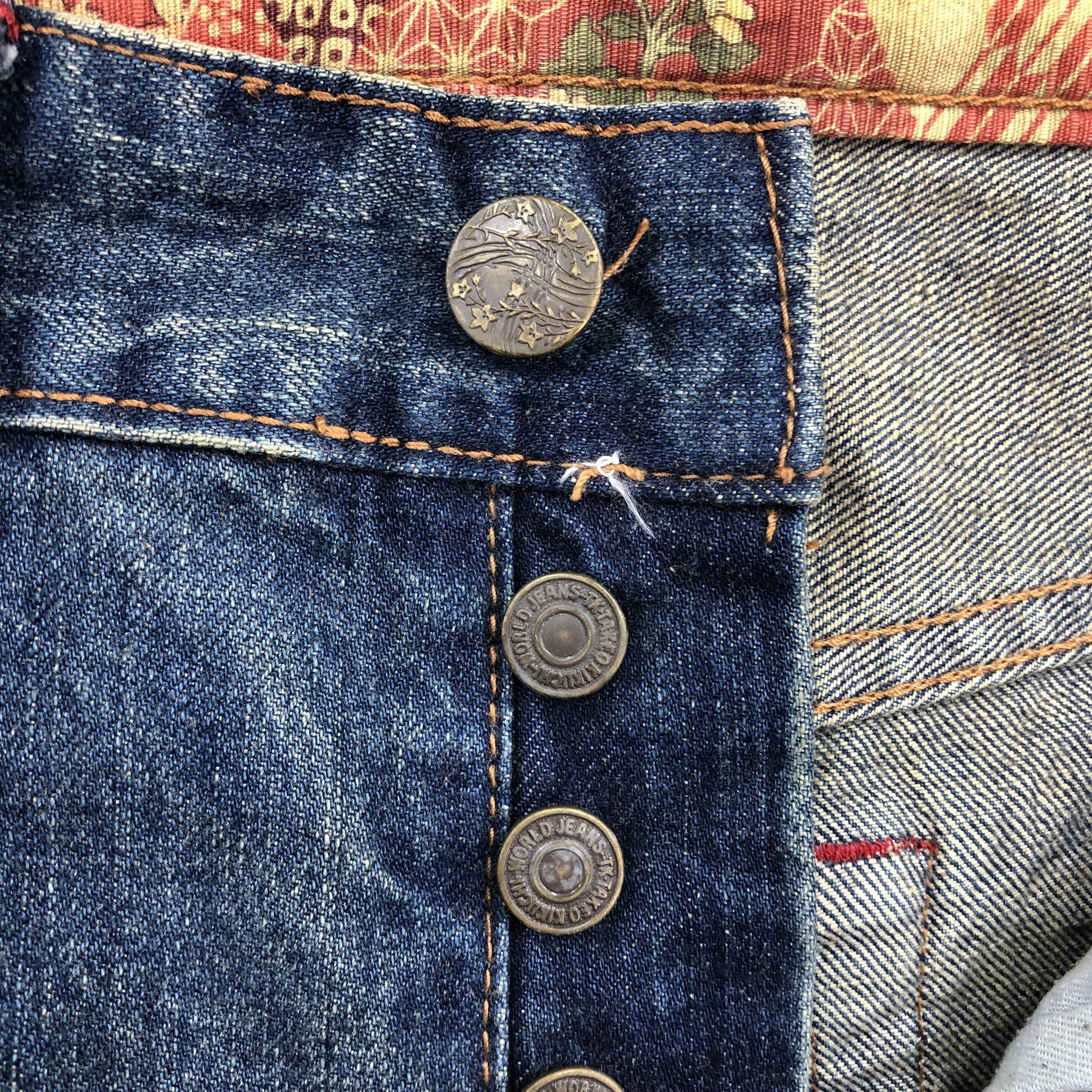 Japanese Brand × Vintage Vintage Japanese Sukajan Motif Jeans Harajuku Denim BS40094 Size US 30 / EU 46 - 7 Thumbnail