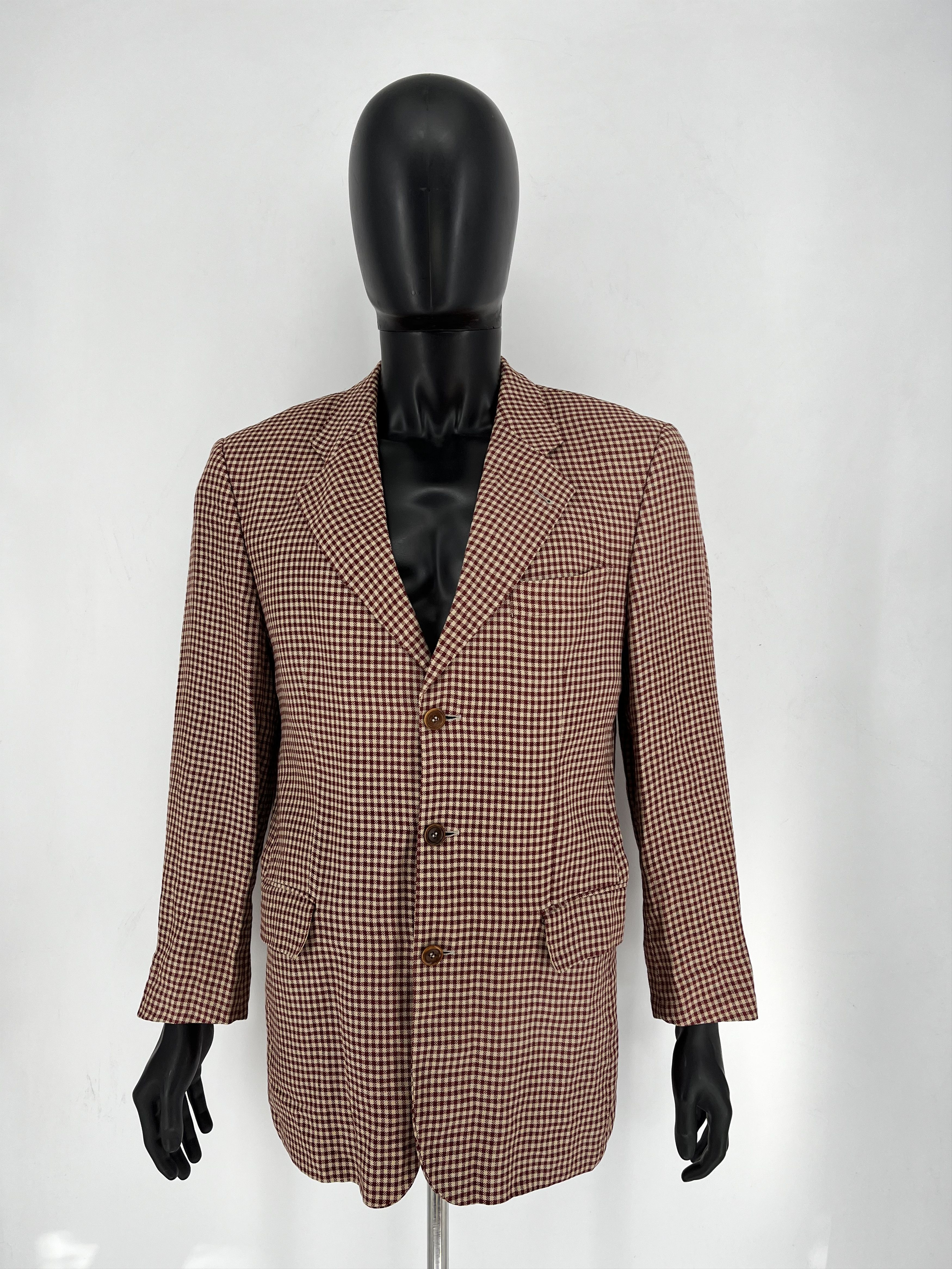 Hugo Boss Hugo Boss Vintage Linen Blazer 48 Solbiati Natural Kalkutta Size 48S - 2 Thumbnail