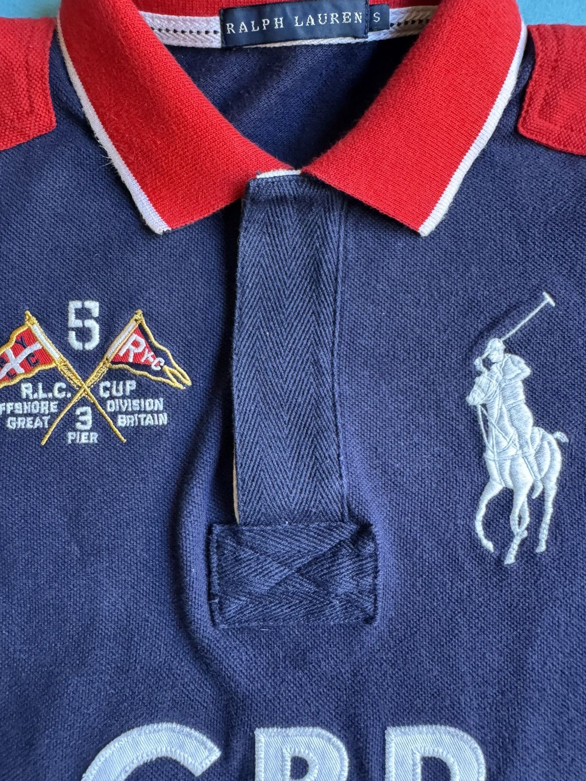 Polo Ralph Lauren × Ralph Lauren Chief Keef Ralph Lauren GBR Skinny Fit Polo Size US S / EU 44-46 / 1 - 7 Thumbnail