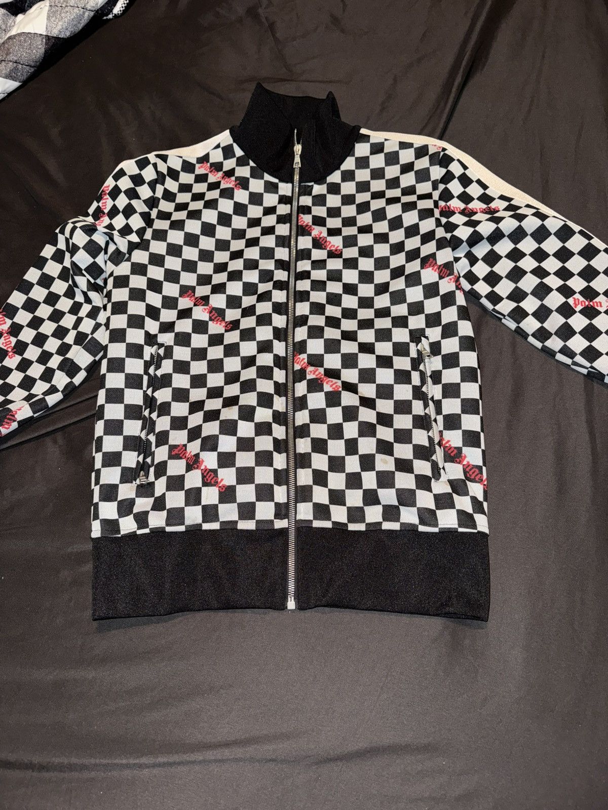 Palm Angels Palm Angel Damier Print Track Jacket Size US S / EU 44-46 / 1 - 7 Thumbnail