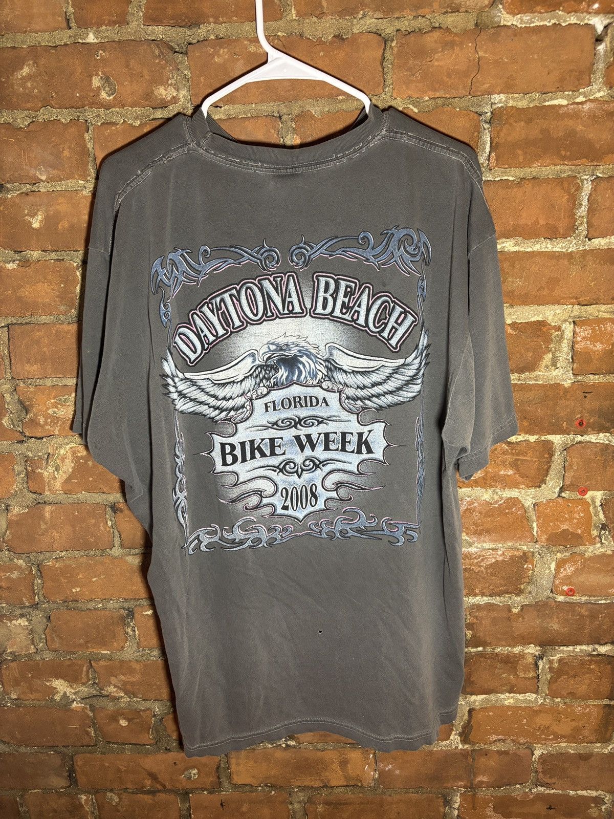 THRASHED ❤️‍🔥 VINTAGE Daytona Bike week T-Shirt