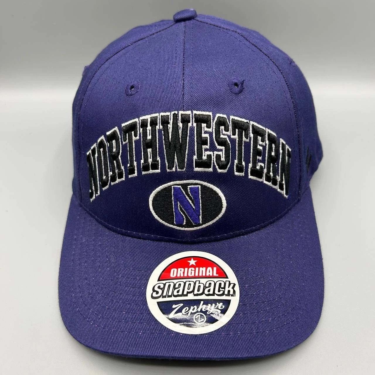 Zephyr Vintage Northwestern Hat Men NCAA Snap Back Cap Cotton New Size ONE SIZE - 1 Thumbnail