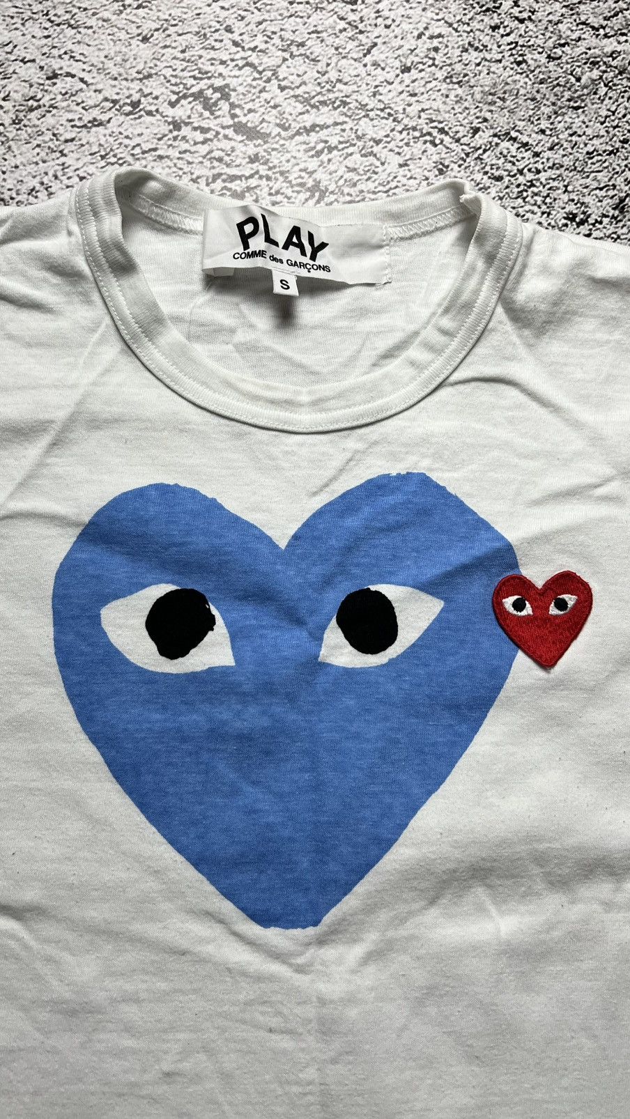 CDG by Comme des Garcons CDG Comme des Garsons play big logo tee Size US S / EU 44-46 / 1 - 3 Thumbnail