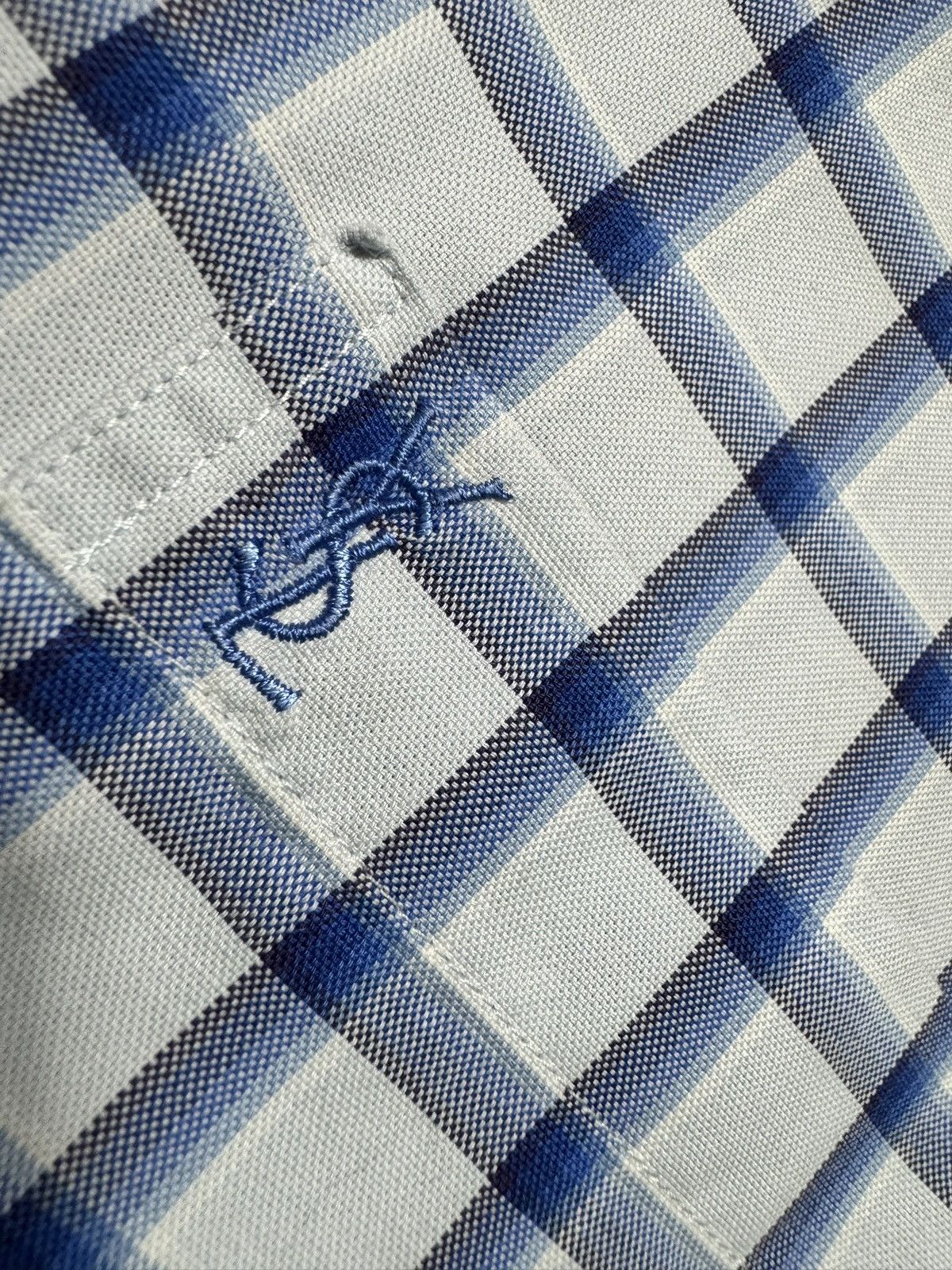 Yves Saint Laurent Yves Saint Laurent YSL Luxury Button Up Vintage Shirt Size US L / EU 52-54 / 3 - 6 Thumbnail