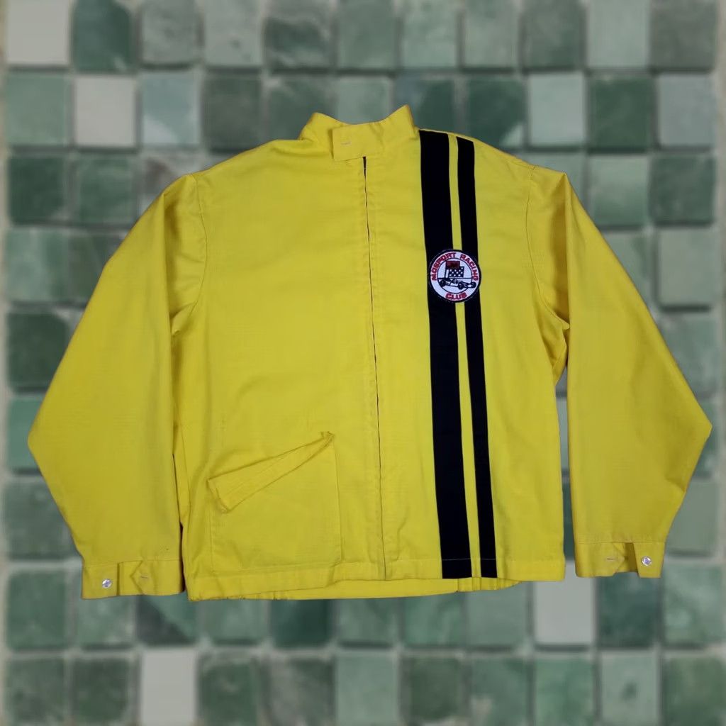 Vintage VINTAGE MOSPORT RACING CLUB YELLOW COTTON JACKET SZ MEDIUM Size US M / EU 48-50 / 2 - 1 Thumbnail