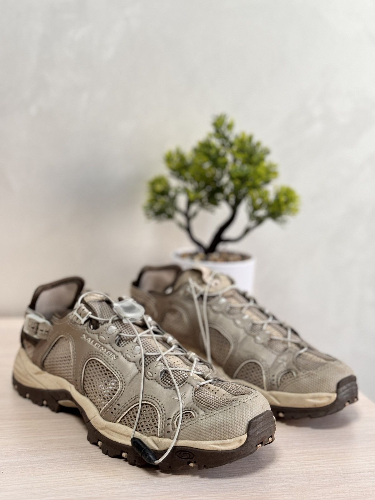 Avant Garde x Salomon Techamphibian 2 Hiking Outdoor Shoes Sandals Hype in White, Women's (Size 9)