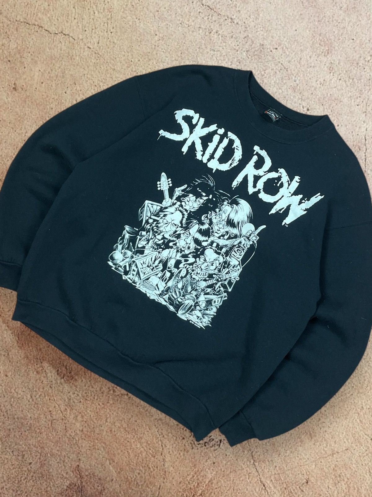 Band Tees × Vintage Skid Row vintage sweatshirt trash shirt tour shirt 90s Size US XL / EU 56 / 4 - 5 Thumbnail
