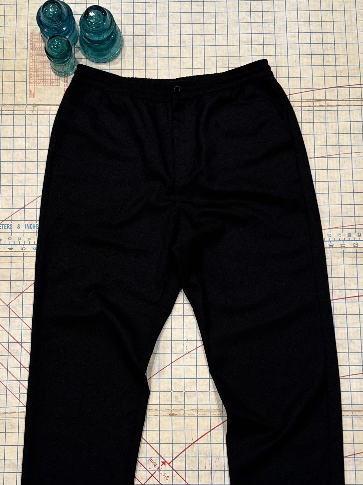 Stussy Stussy Bryan Beach Pants Black Wool Blend Size Medium Mens Size US 34 / EU 50 - 2 Thumbnail