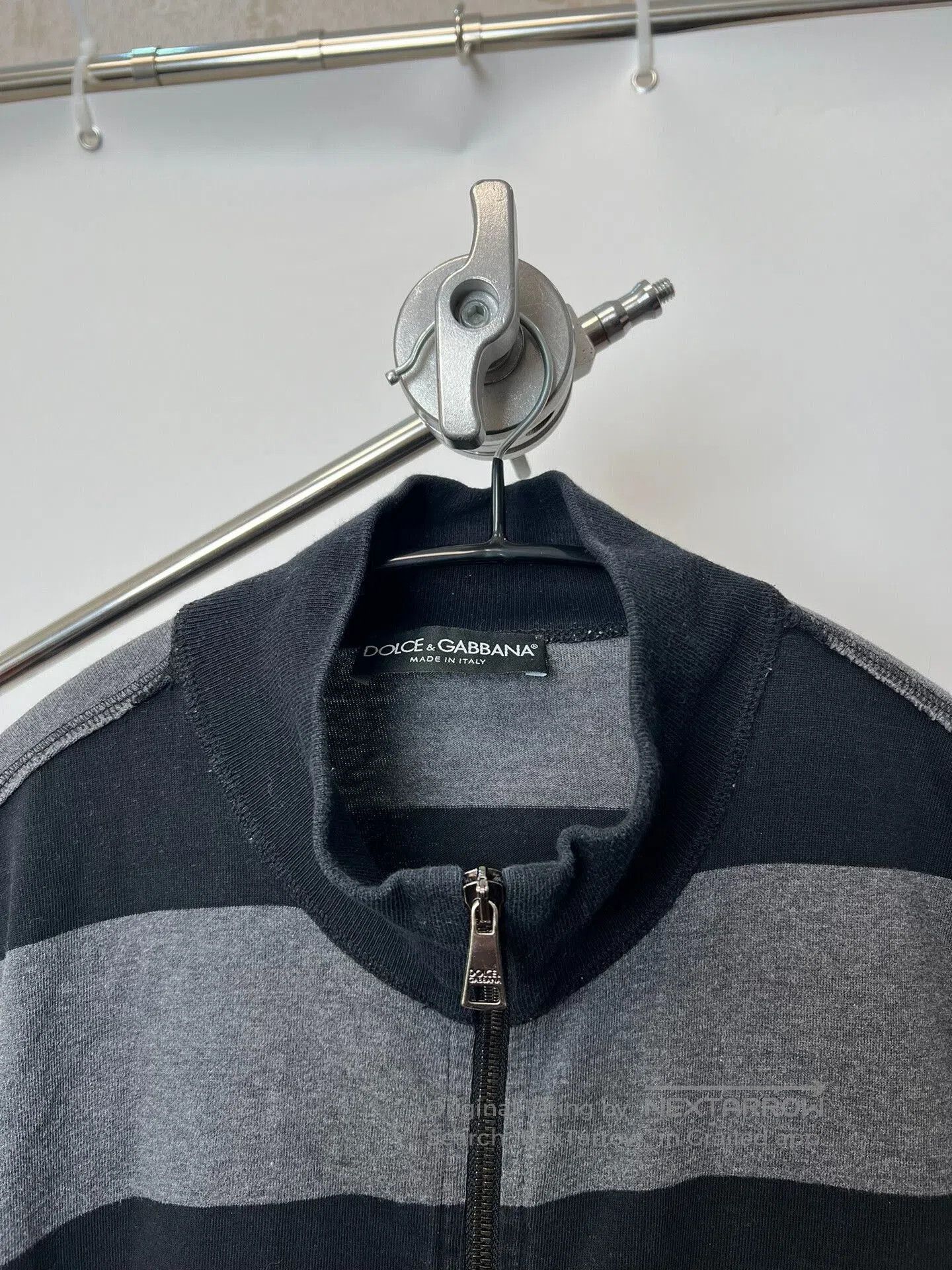 Dolce & Gabbana Dolce & Gabbana Striped Zip Sweatshirt. Size US M / EU 48-50 / 2 - 3 Thumbnail