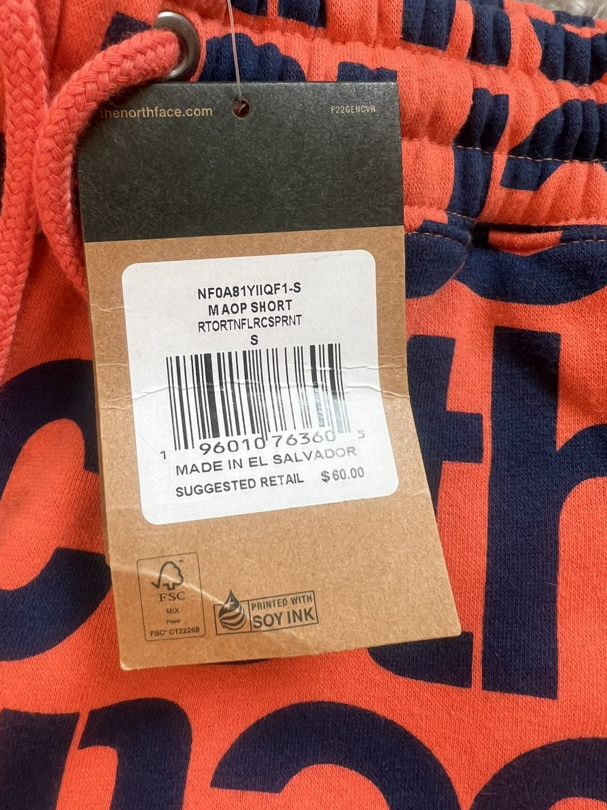 The North Face The North Face Men's Allover Shorts Size US 29 - 3 Thumbnail