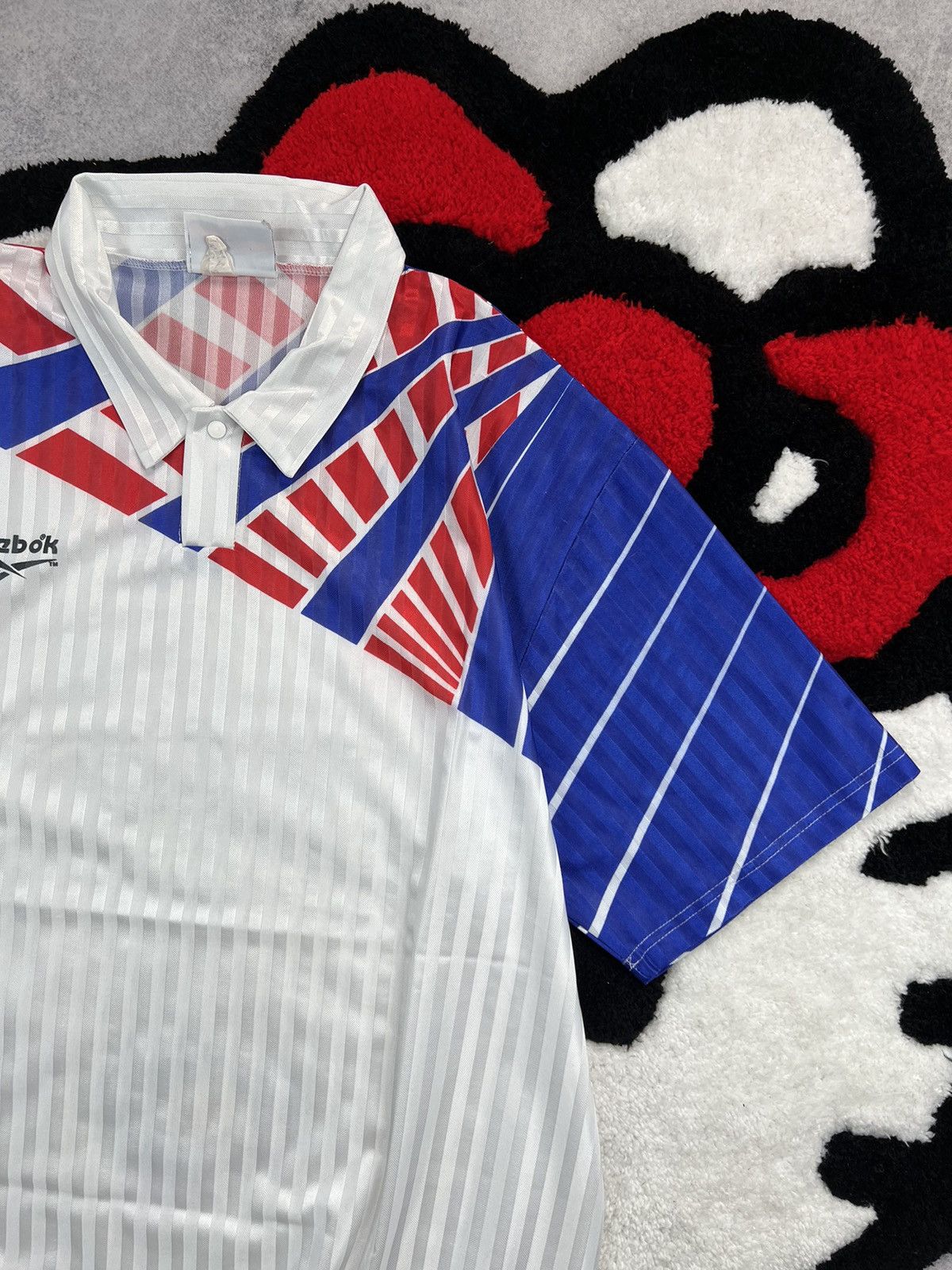 Reebok Retro Reebok 90s Football Soccer Blockcore Style Y2K Jersey Size US L / EU 52-54 / 3 - 5 Thumbnail