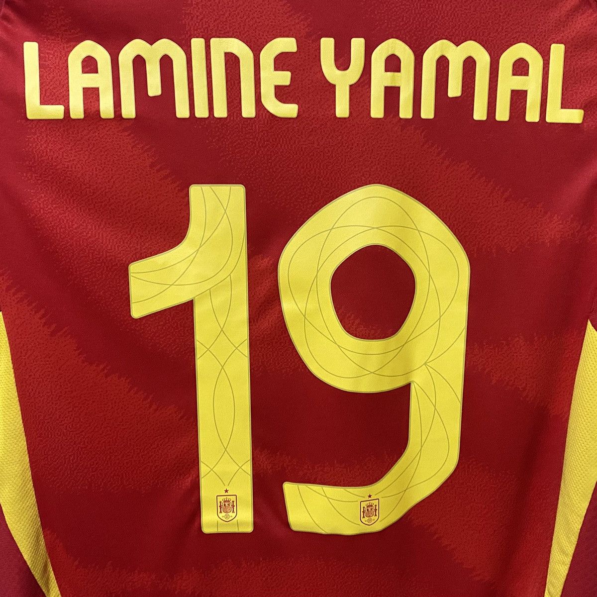 Adidas Spain Euro 2024 Final Jersey Lamine Yamal Size US M / EU 48-50 / 2 - 4 Thumbnail