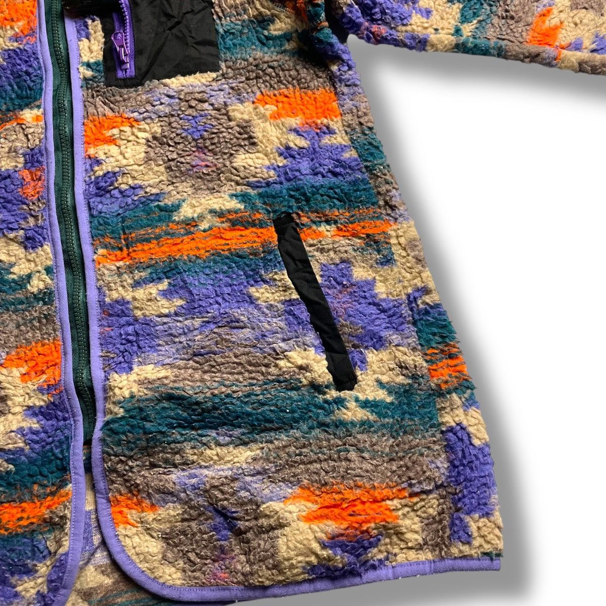 Kapital 🇯🇵 TITICACA COLOURFUL NATIVE FLEECE JACKET Size US L / EU 52-54 / 3 - 6 Thumbnail