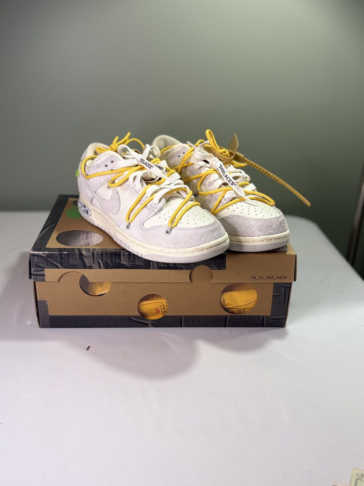 Nike × Off-White Nike x off white. Dunk lows. Lot 39. Size 8. Size US 8 / EU 41 - 1 Thumbnail
