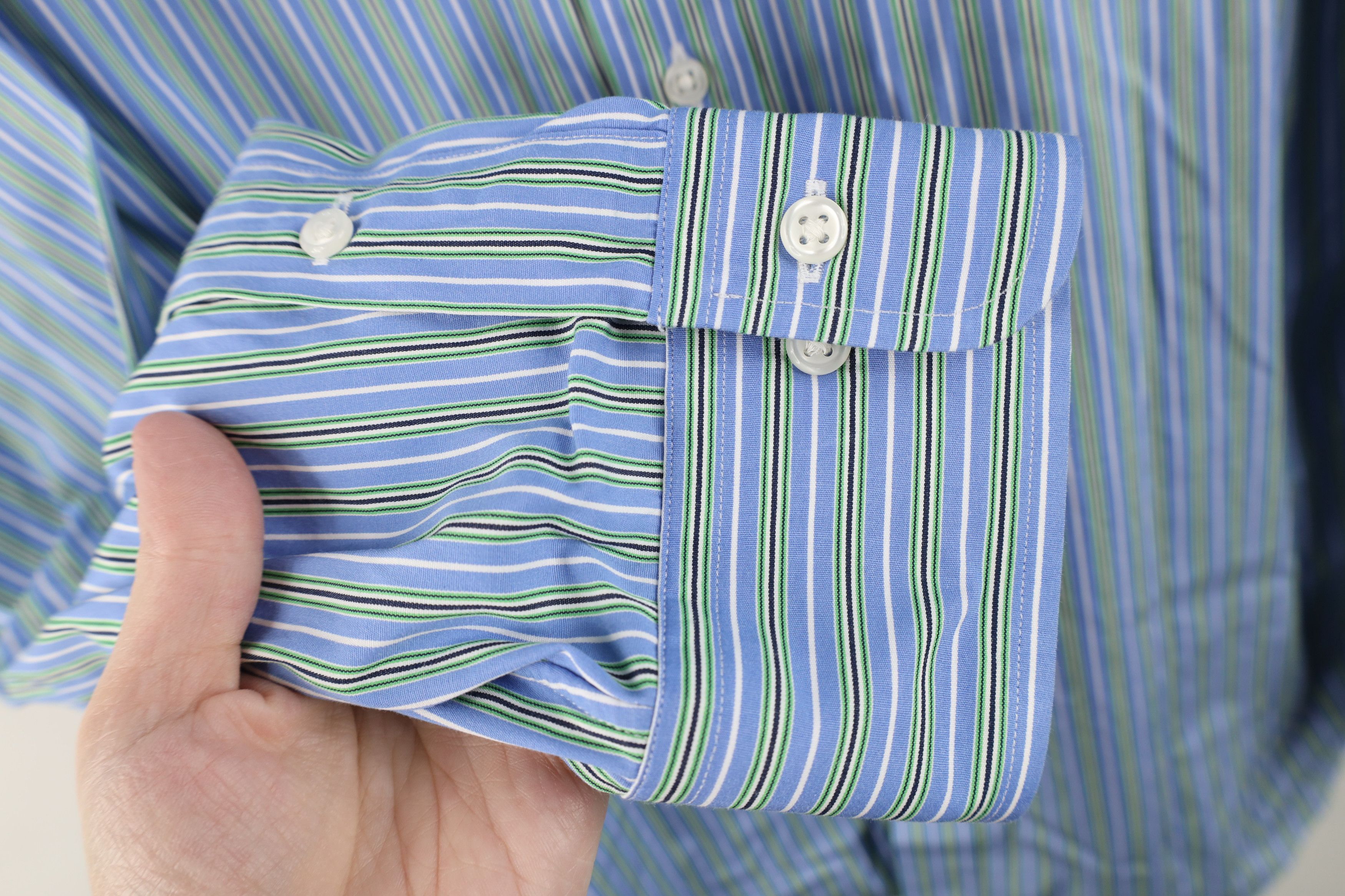 Polo Ralph Lauren Vintage Ralph Lauren Regent Classic Fit Striped Button Shirt Size US M / EU 48-50 / 2 - 4 Thumbnail