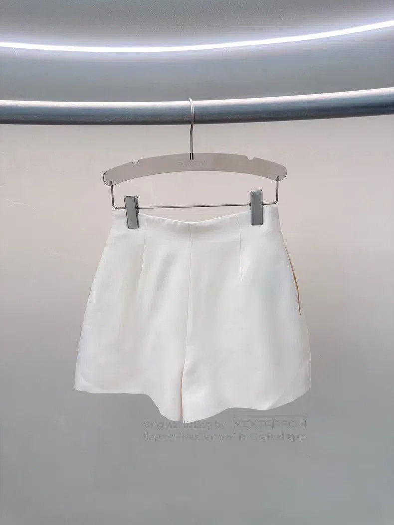 Other Valentino White metal chain shorts Size 39" - 2 Thumbnail