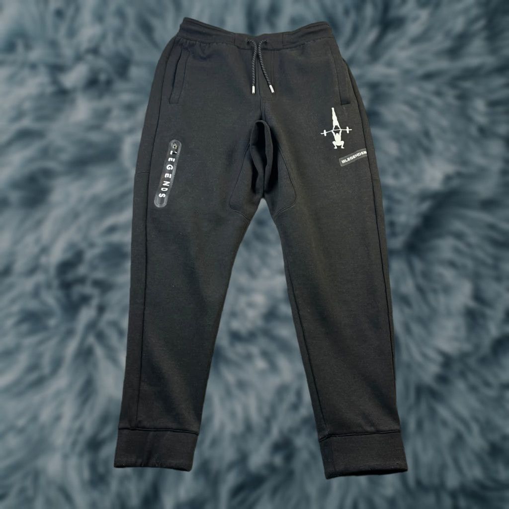 Vintage Legends Pants Tapered Jogger Mens Small Black Size US 29 - 1 Thumbnail