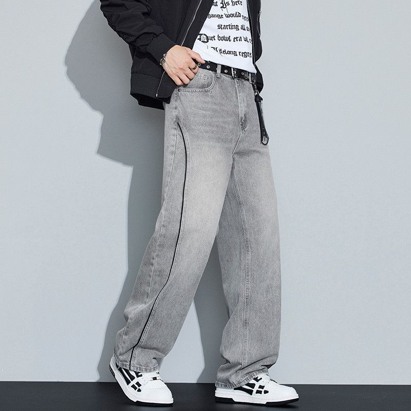 Japanese Brand American high-street patchwork retro jeans for men Size US 32 / EU 48 - 2 Thumbnail