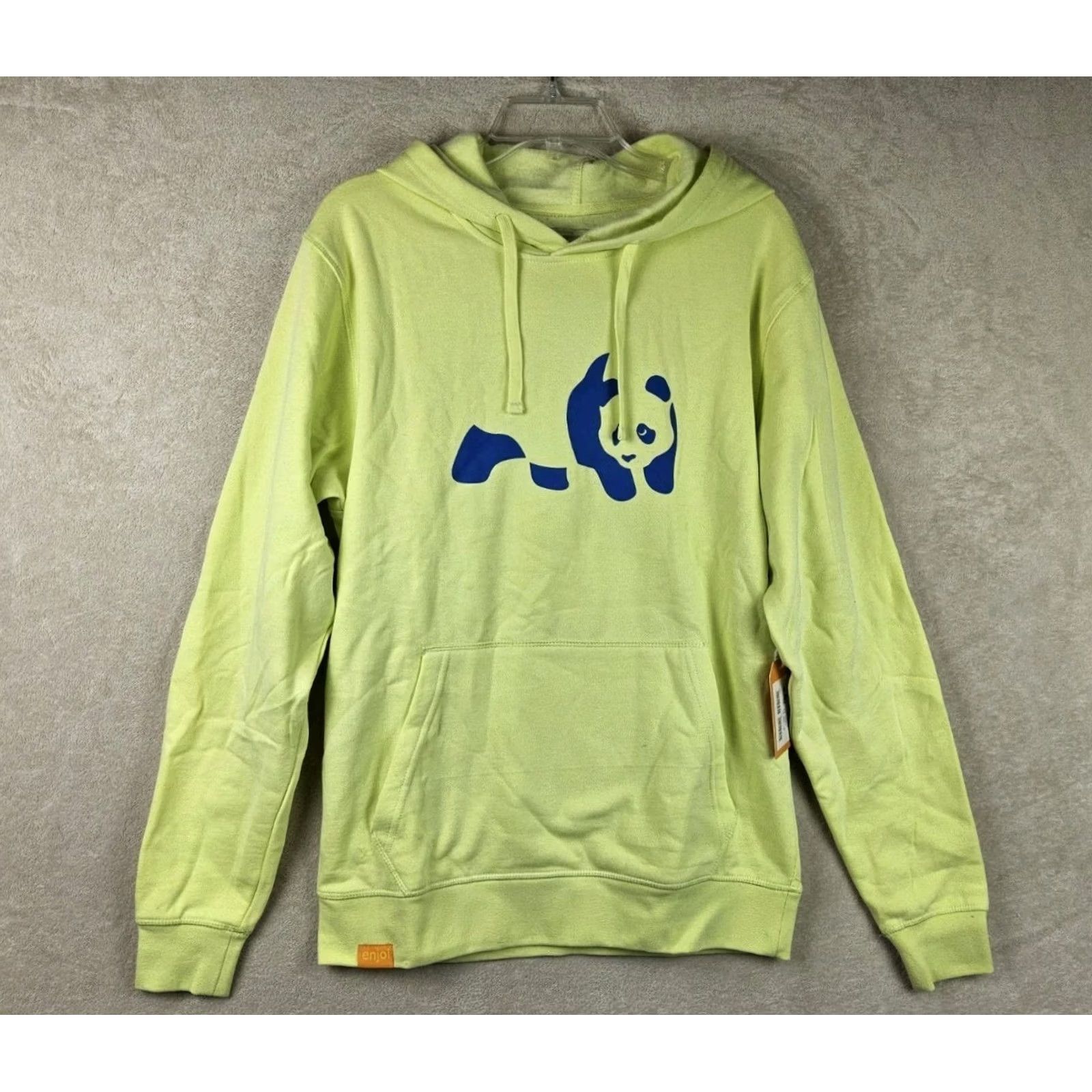 Enjoi Enjoi Hoodie Sweatshirt Panda Pandemic P/O Green Size S Unisex Adults Pullover Sweatshirt Pear Green S Mens Womens Size US S / EU 44-46 / 1 - 2 Thumbnail